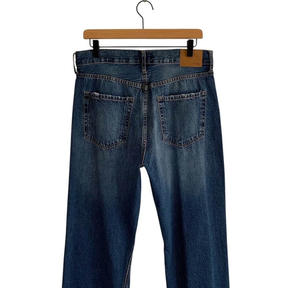 Aero 90’s Baggy Ripped Button Fly Jeans (Boho Distressed Festival Hippie Indie) - Picture 5 of 9